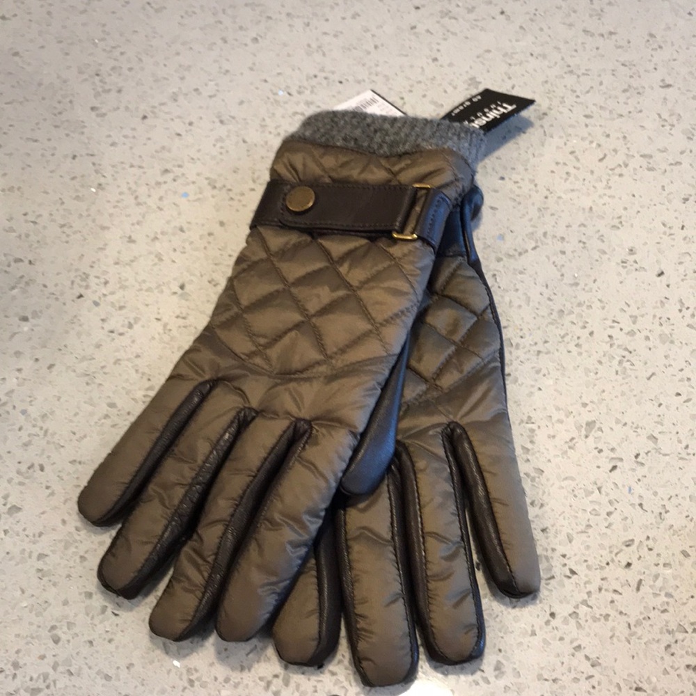 New Ralph Lauren Quilted Racing Gloves